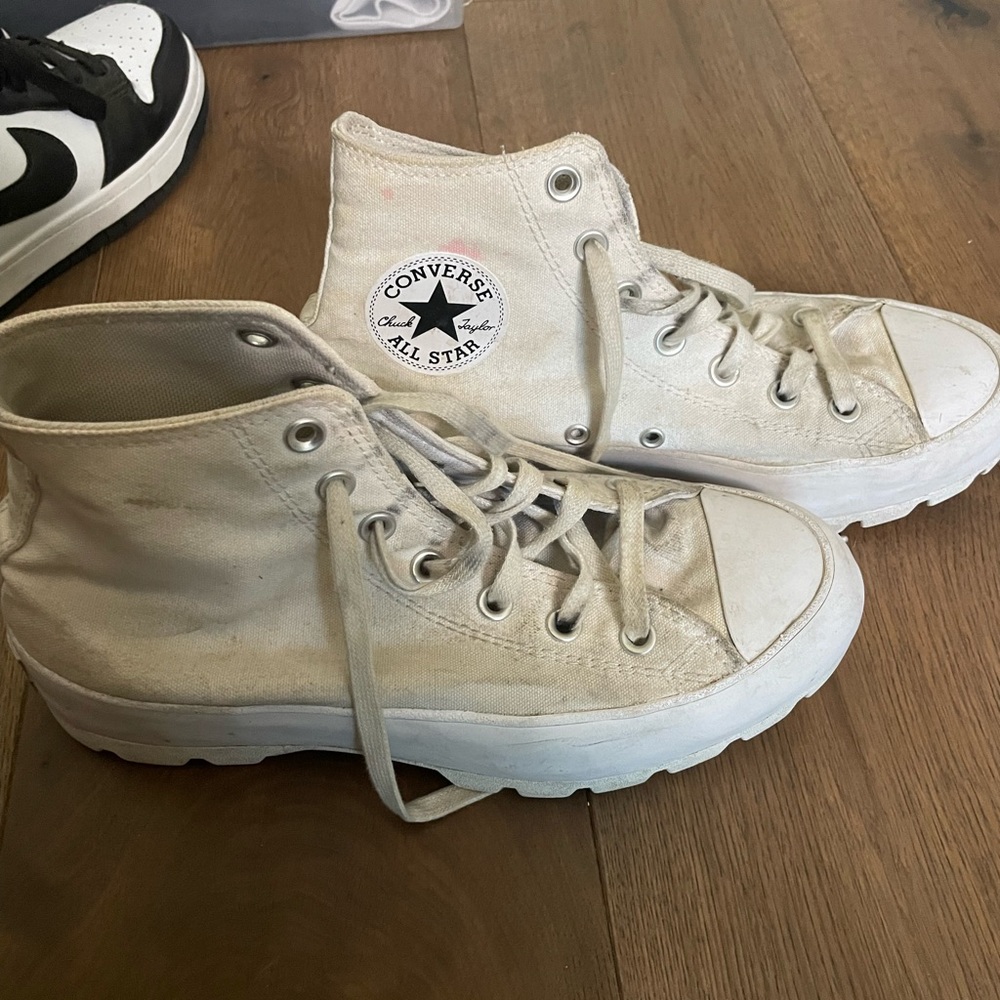 platform lugged converse